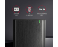 Axagon EE25-A6M, USB 3.2 Gen 1 - SATA 6G 2.5" RAW box, bezśrubowy - 1353409 - zdjęcie 5